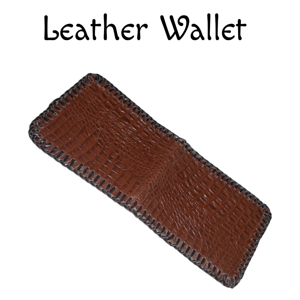 👣4/$20. Genuine Brown Leather Wallet - Picture 5 of 5